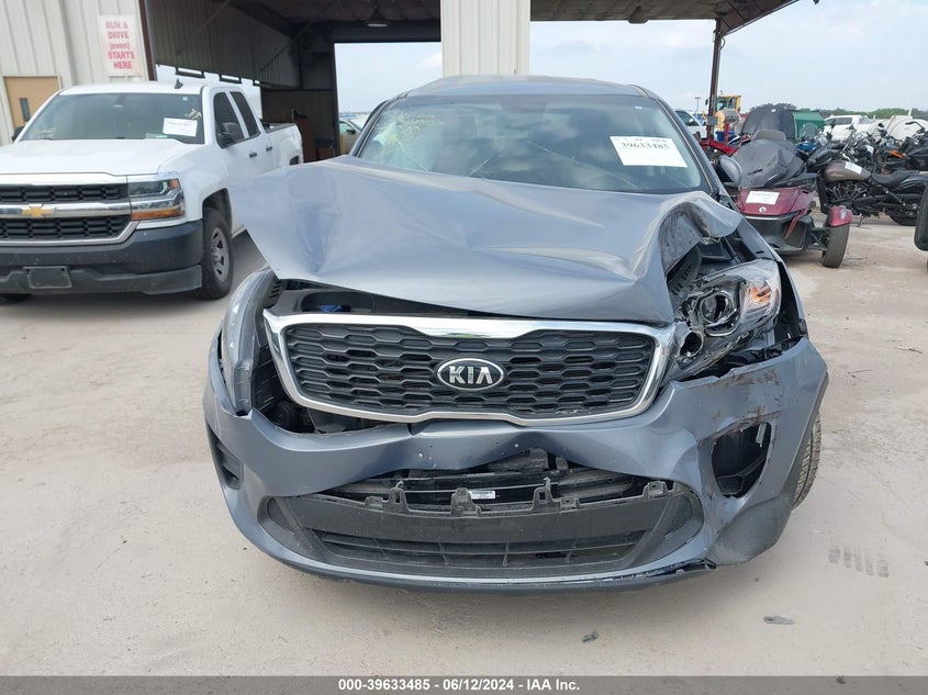 2020 Kia Sorento 2.4L L VIN: 5XYPG4A3XLG699078 Lot: 39633485