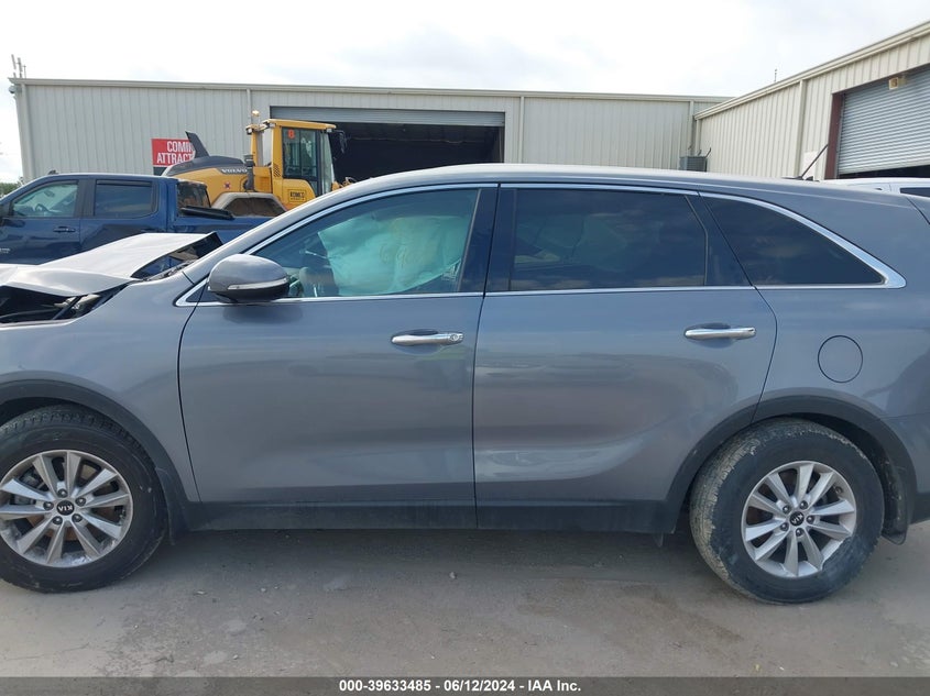 2020 Kia Sorento 2.4L L VIN: 5XYPG4A3XLG699078 Lot: 39633485
