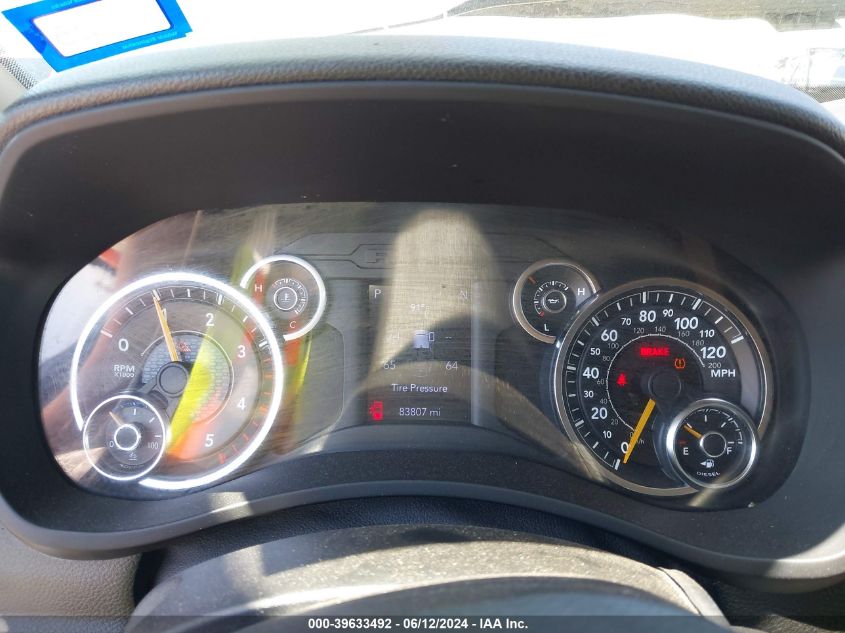 2020 Ram 2500 Big Horn 4X4 8' Box VIN: 3C6UR5JL0LG117310 Lot: 39633492