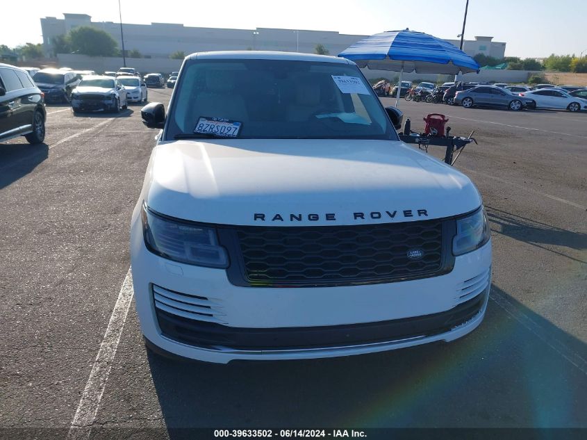 2018 Land Rover Range Rover 3.0L V6 Supercharged Hse VIN: SALGS2SV3JA510554 Lot: 39633502