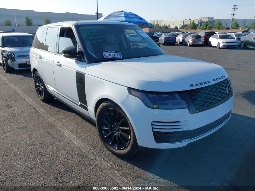 2018 Land Rover Range Rover 3.0L V6 Supercharged Hse VIN: SALGS2SV3JA510554 Lot: 39633502