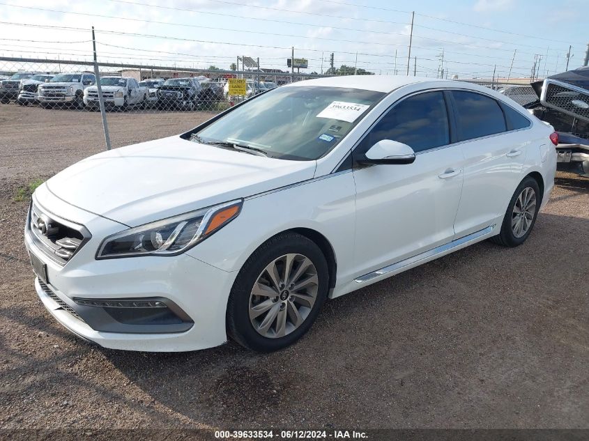 5NPE34AF5HH545486 2017 HYUNDAI SONATA - Image 2