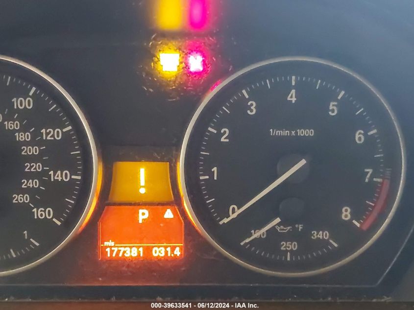 2011 BMW 328I VIN: WBAKE5C57BE755180 Lot: 39633541