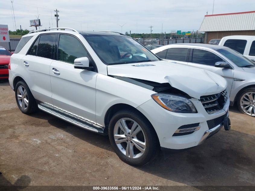 4JGDA5HB7EA371753 2014 Mercedes-Benz Ml 350 4Matic