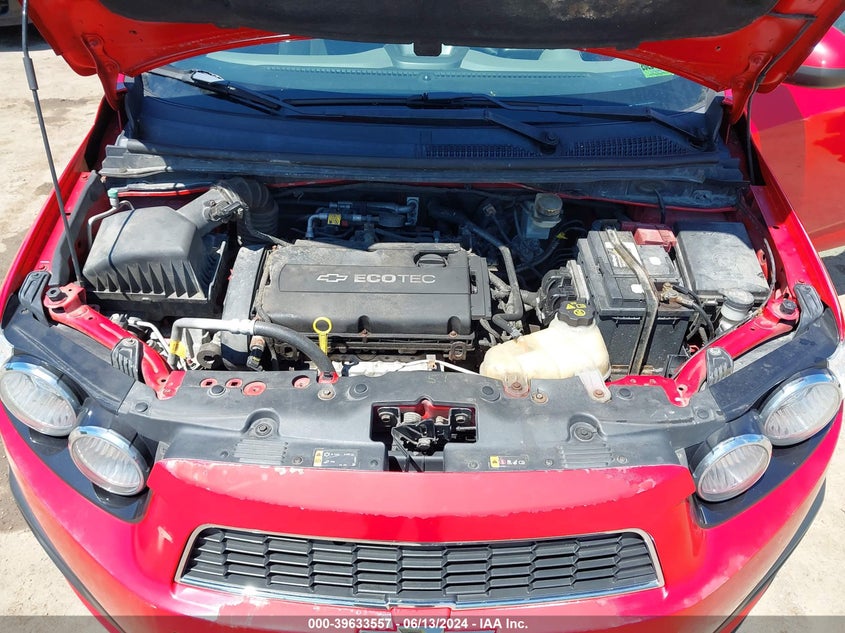 2012 Chevrolet Sonic 2Lt VIN: 1G1JC5SH5C4142037 Lot: 39633557