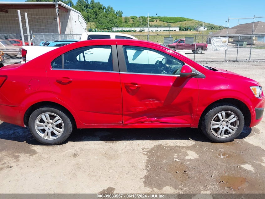 2012 Chevrolet Sonic 2Lt VIN: 1G1JC5SH5C4142037 Lot: 39633557