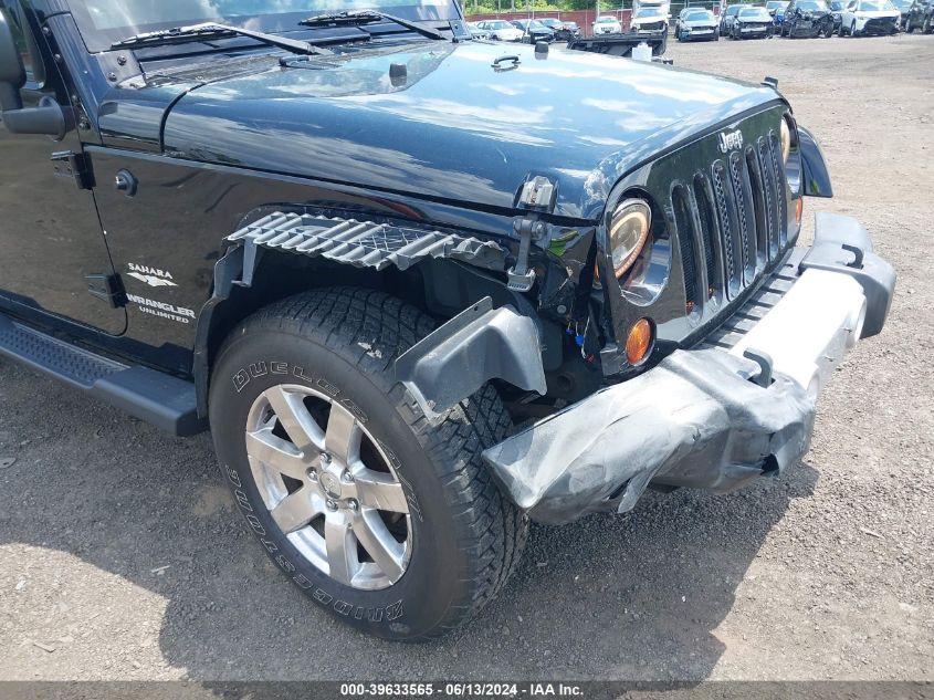 2008 Jeep Wrangler Unlimited Sahara VIN: 1J4GA59148L566994 Lot: 39633565