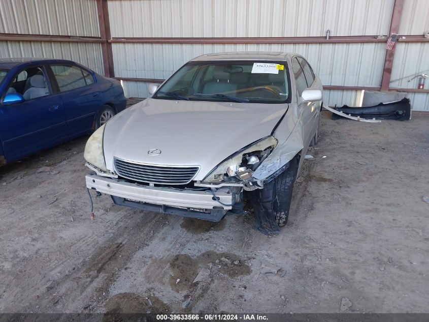 2005 Lexus Es 330 VIN: JTHBA30G655124920 Lot: 39633566