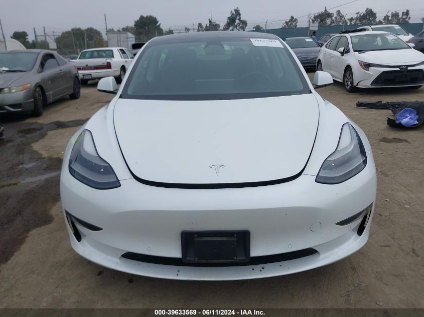 2021 Tesla Model 3 Standard Range Plus Rear-Wheel Drive VIN: 5YJ3E1EA7MF078871 Lot: 39633569