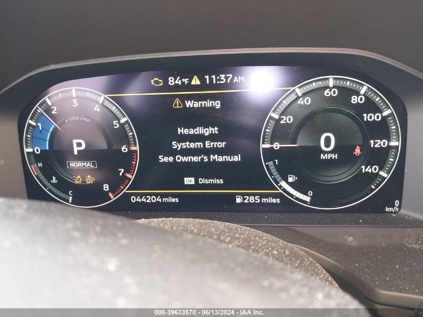 2022 Mitsubishi Outlander Sel 2.5 2Wd/Sel Special Edition 2Wd VIN: JA4J3VA88NZ044919 Lot: 39633570