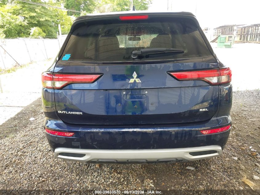 2022 Mitsubishi Outlander Sel 2.5 2Wd/Sel Special Edition 2Wd VIN: JA4J3VA88NZ044919 Lot: 39633570
