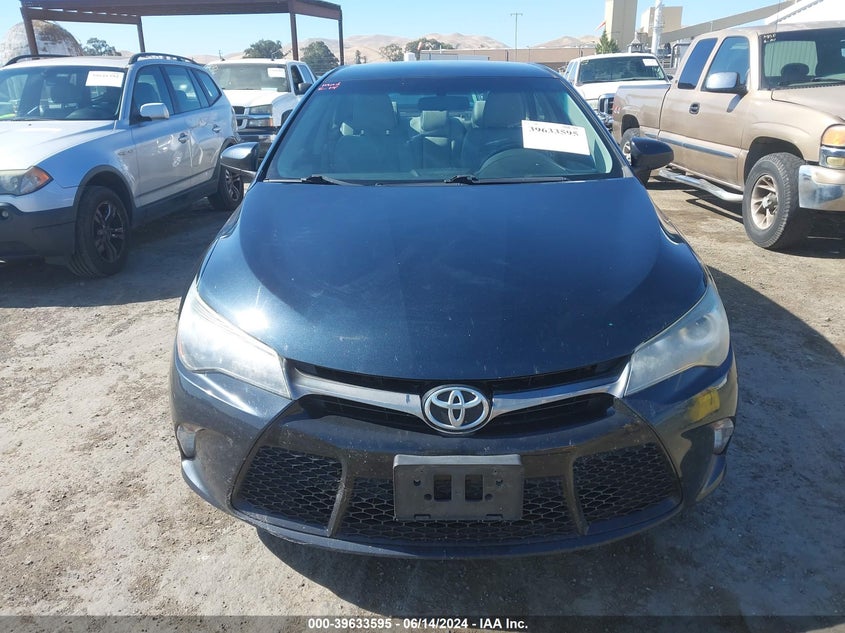 2016 Toyota Camry Se VIN: 4T1BF1FK4GU241662 Lot: 39633595