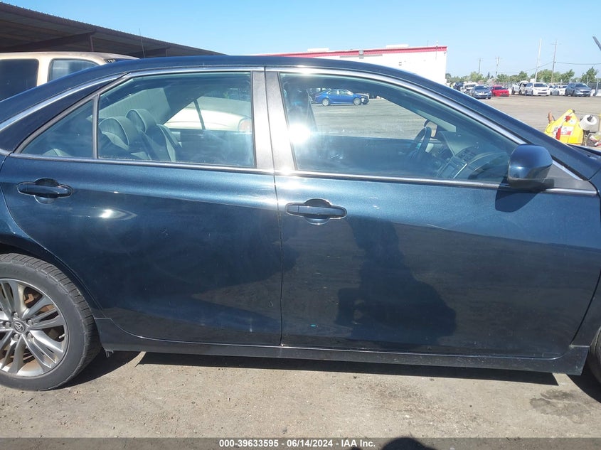 2016 Toyota Camry Se VIN: 4T1BF1FK4GU241662 Lot: 39633595