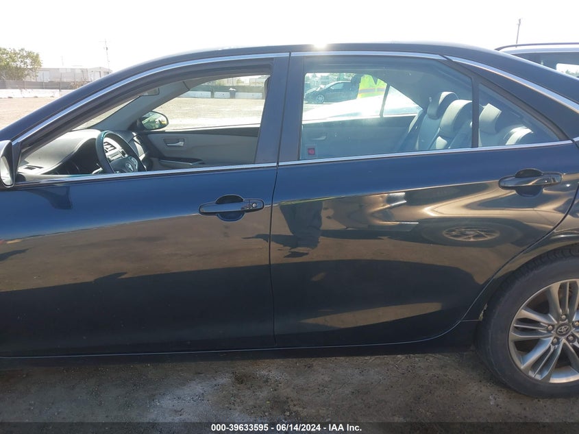 2016 Toyota Camry Se VIN: 4T1BF1FK4GU241662 Lot: 39633595