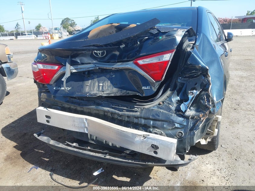 2016 Toyota Camry Se VIN: 4T1BF1FK4GU241662 Lot: 39633595