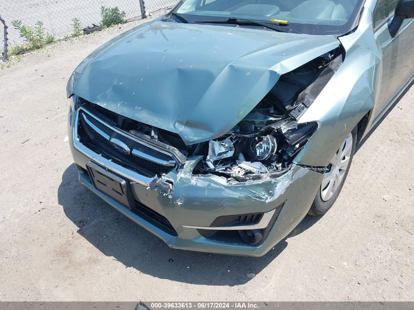 2015 Subaru Impreza 2.0I VIN: JF1GPAA66FH296788 Lot: 39633613