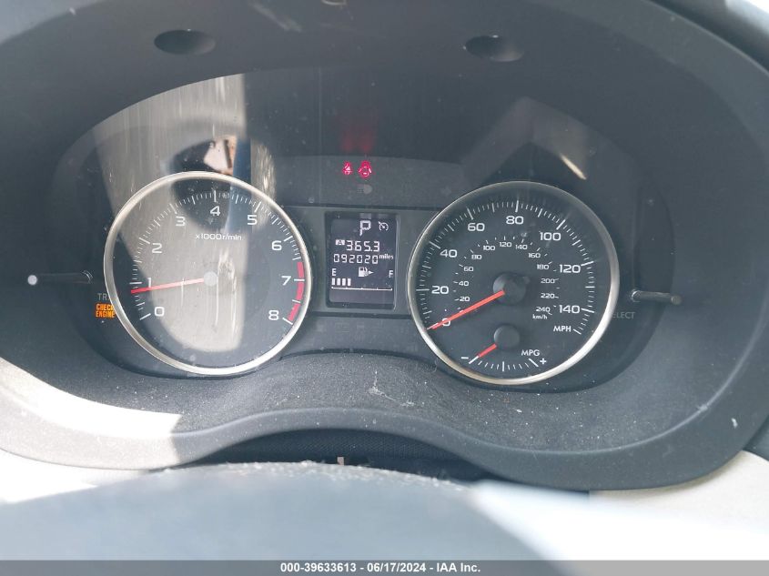 2015 Subaru Impreza 2.0I VIN: JF1GPAA66FH296788 Lot: 39633613