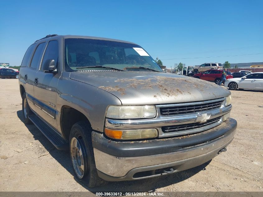 2001 Chevrolet Tahoe Ls VIN: 1GNEC13T81R219074 Lot: 39633612