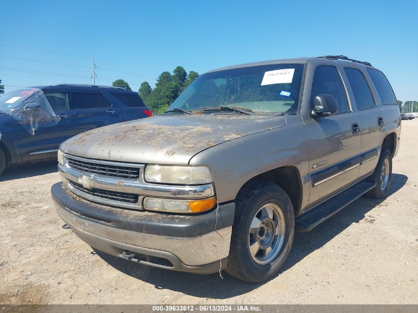 2001 Chevrolet Tahoe Ls VIN: 1GNEC13T81R219074 Lot: 39633612