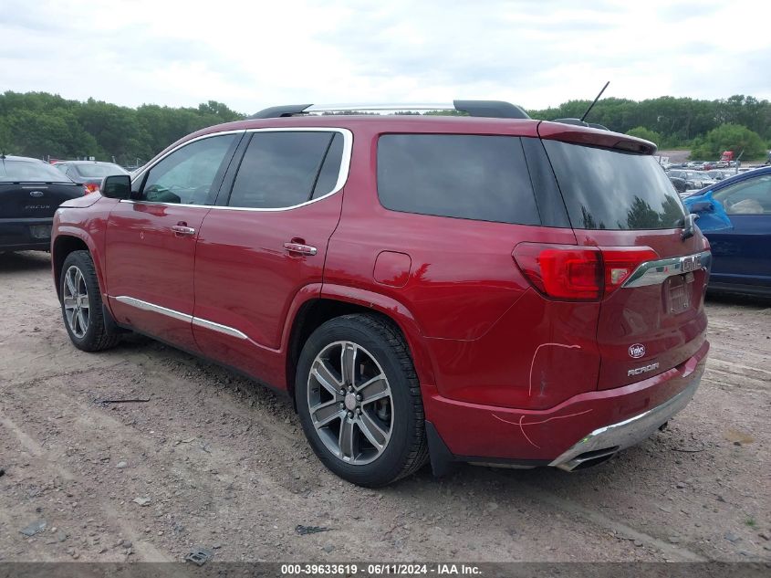 2019 GMC Acadia Denali VIN: 1GKKNXLSXKZ201729 Lot: 39633619