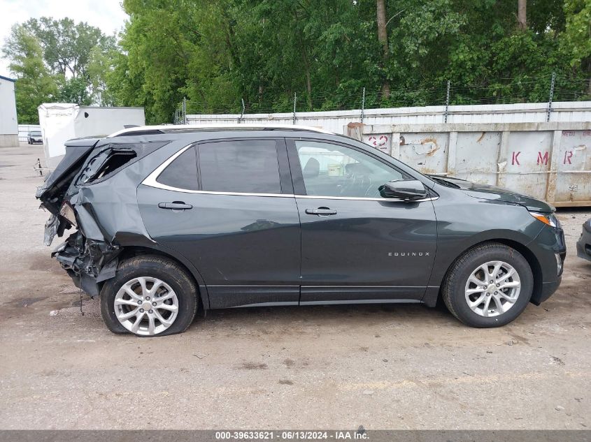 2020 Chevrolet Equinox Fwd Lt 1.5L Turbo VIN: 3GNAXKEVXLS555560 Lot: 39633621