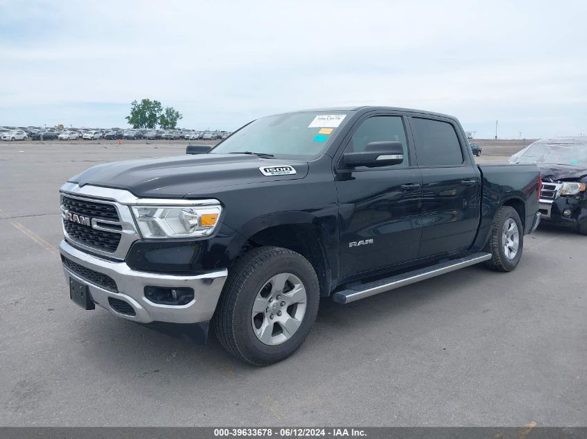 2022 Ram 1500 Big Horn 4X4 5'7 Box VIN: 1C6RRFFG0NN190923 Lot: 39633678