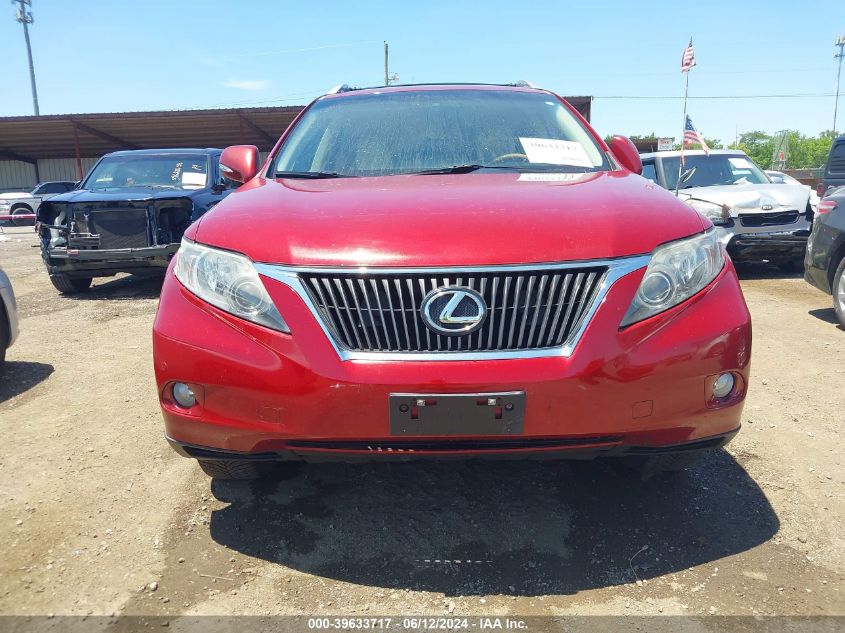 2010 Lexus Rx 350 VIN: 2T2BK1BA0AC050706 Lot: 39633717