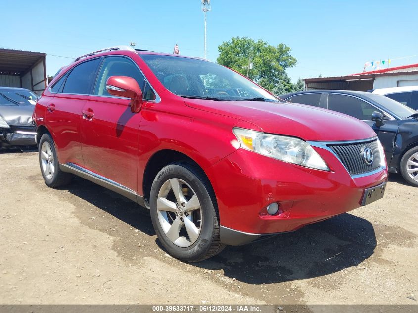 2010 Lexus Rx 350 VIN: 2T2BK1BA0AC050706 Lot: 39633717