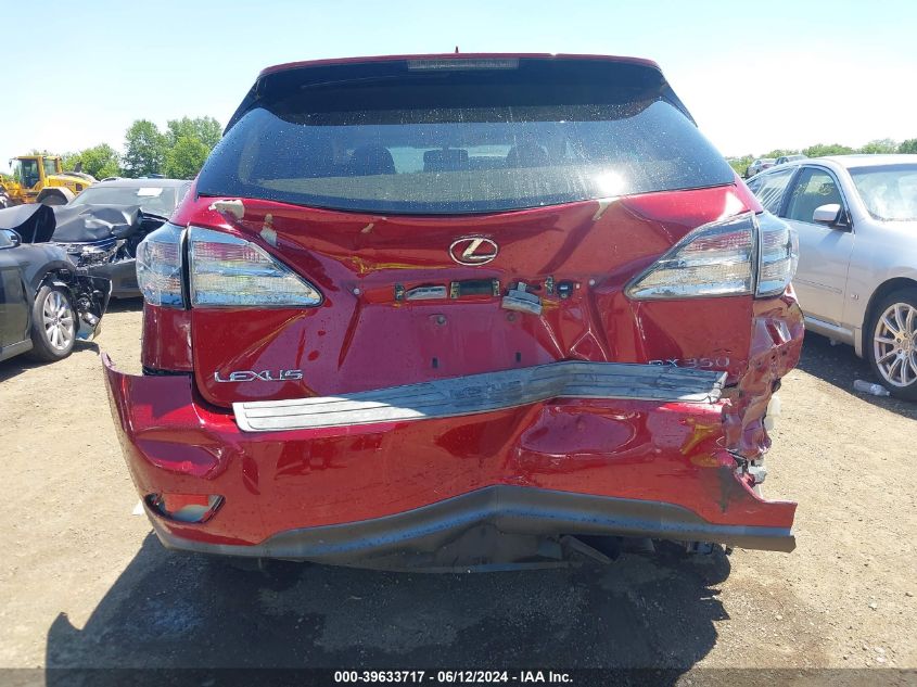 2010 Lexus Rx 350 VIN: 2T2BK1BA0AC050706 Lot: 39633717