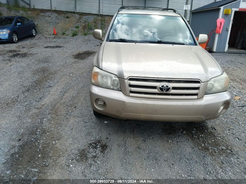 2006 Toyota Highlander V6 VIN: JTEDP21A760125890 Lot: 39633729