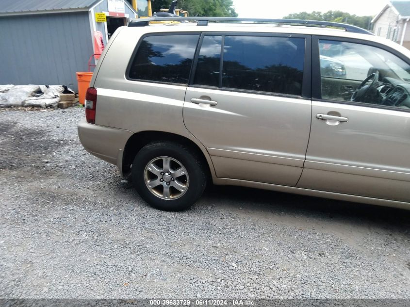 2006 Toyota Highlander V6 VIN: JTEDP21A760125890 Lot: 39633729