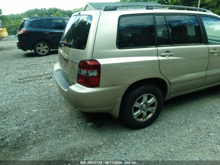 2006 Toyota Highlander V6 VIN: JTEDP21A760125890 Lot: 39633729