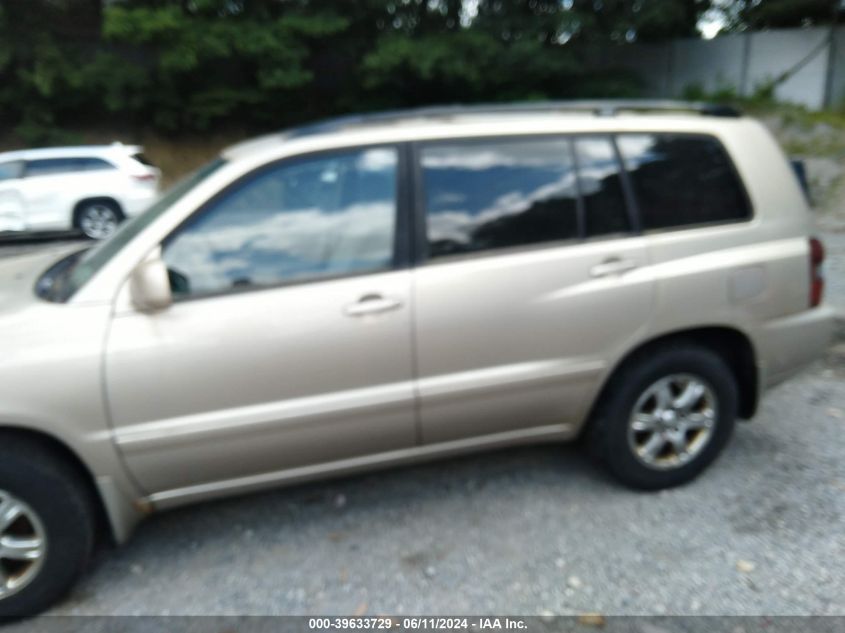 2006 Toyota Highlander V6 VIN: JTEDP21A760125890 Lot: 39633729