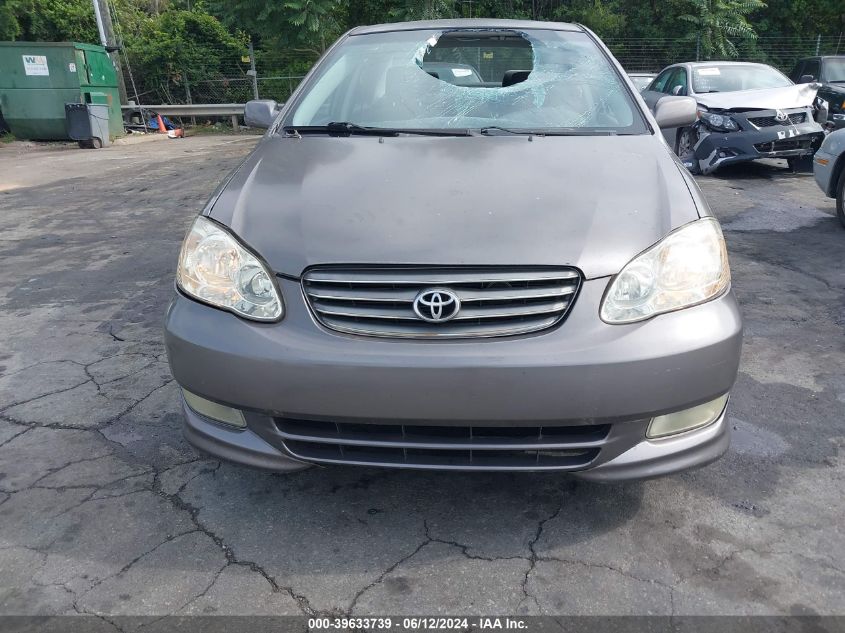 2003 Toyota Corolla S VIN: 2T1BR32EX3C078935 Lot: 39633739