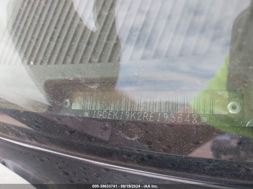 1994 Chevrolet Gmt-400 K1500 VIN: 1GCEK19K2RE193648 Lot: 39633741