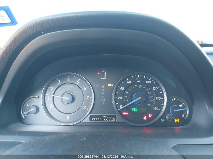 2012 Honda Crosstour 2.4 Ex-L VIN: 5J6TF3H56CL001339 Lot: 39633744