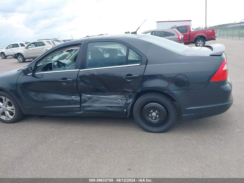 2012 Ford Fusion Se VIN: 3FAHP0HA0CR438619 Lot: 39633759