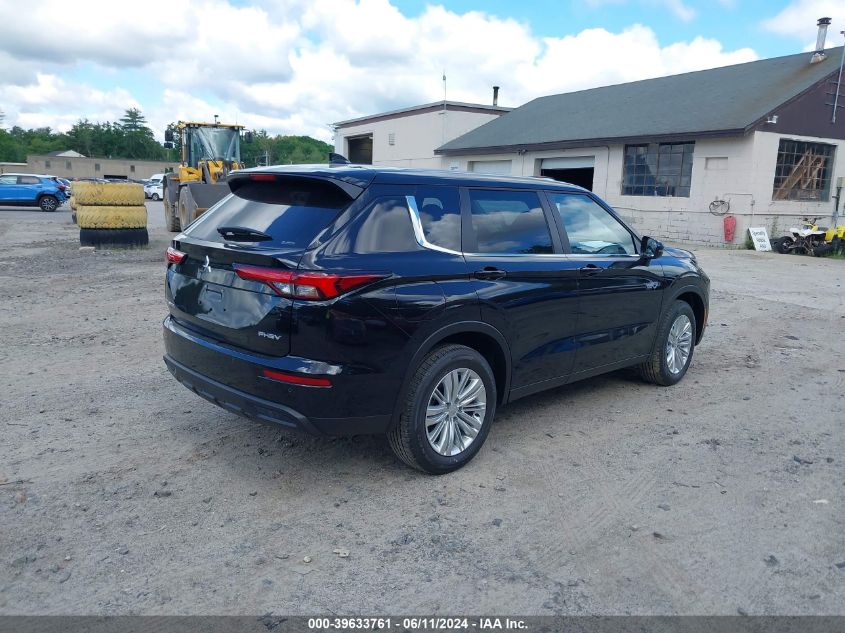 2024 Mitsubishi Outlander Es VIN: JA4T5UA91RZ061850 Lot: 39633761