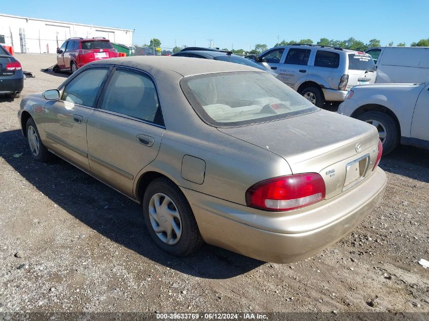 1999 Mazda 626 Es/Lx VIN: 1YVGF22C9X5845890 Lot: 39633769