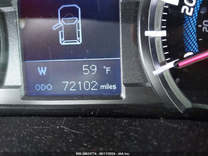 2019 Toyota 4Runner Sr5 Premium VIN: JTEBU5JR0K5706457 Lot: 39633774