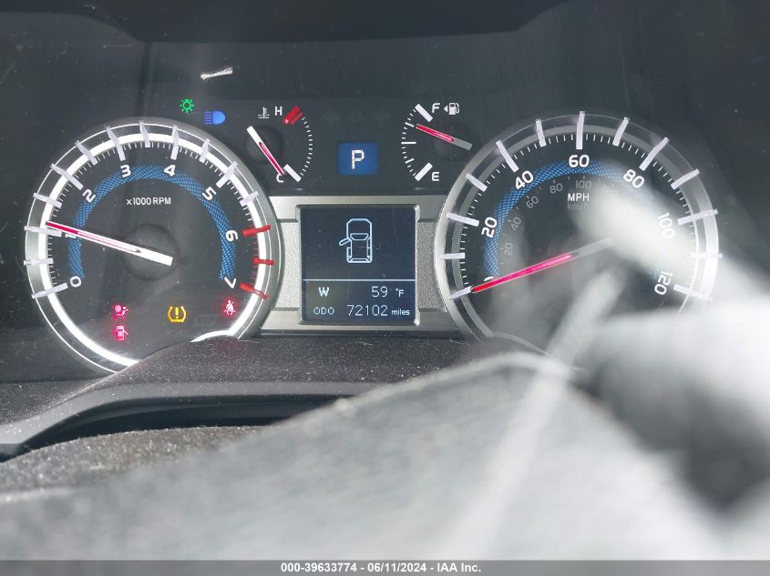 2019 Toyota 4Runner Sr5 Premium VIN: JTEBU5JR0K5706457 Lot: 39633774