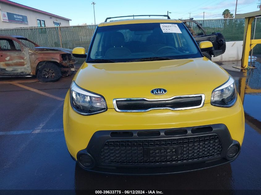 2015 Kia Soul + VIN: KNDJP3A5XF7133750 Lot: 39633775