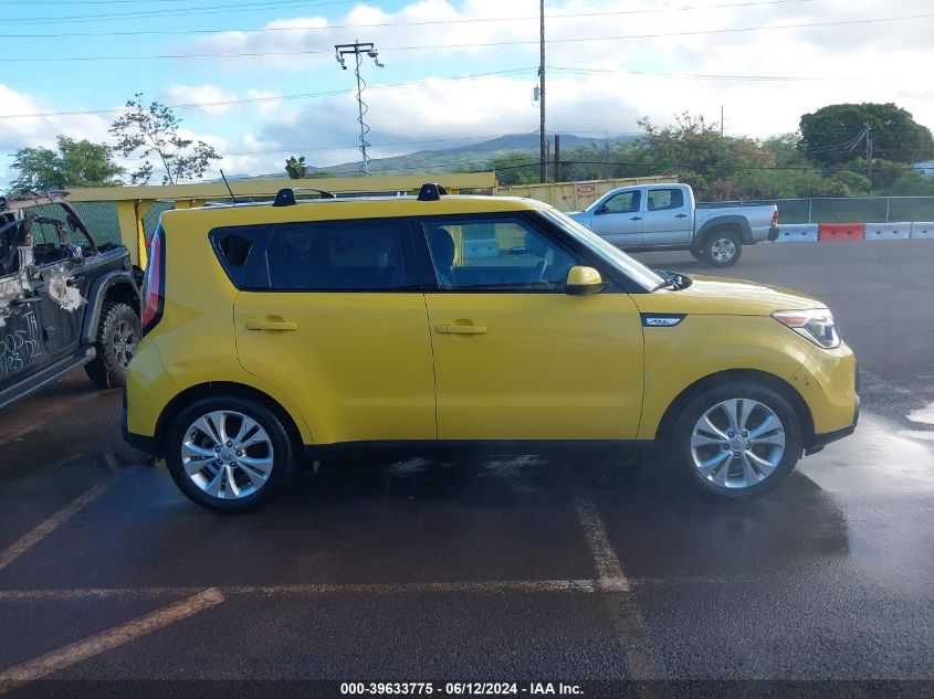 2015 Kia Soul + VIN: KNDJP3A5XF7133750 Lot: 39633775