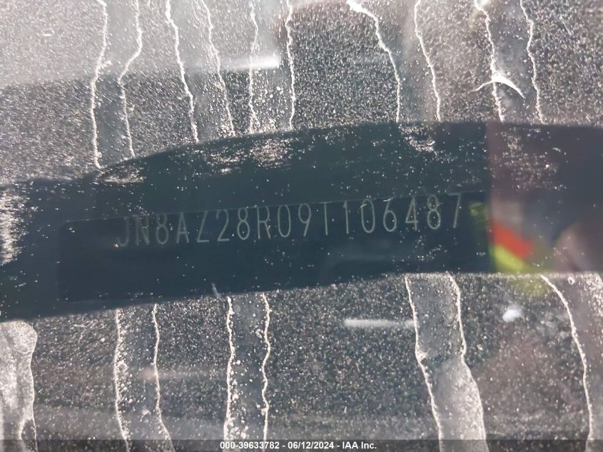 2009 Nissan Cube 1.8Sl VIN: JN8AZ28R09T106487 Lot: 39633782