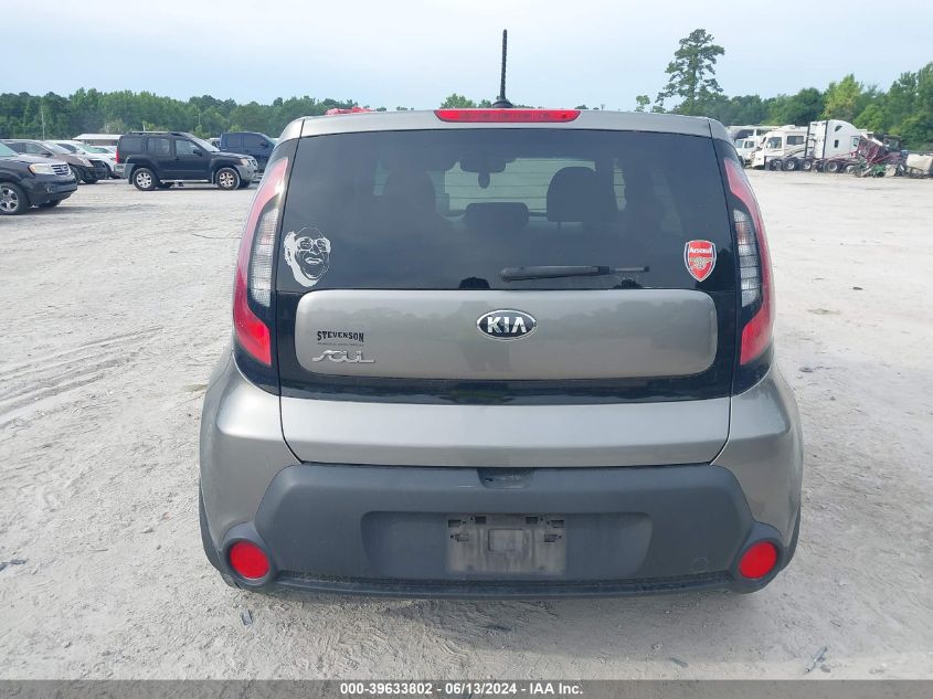 2014 Kia Soul VIN: KNDJN2A29E7040724 Lot: 39633802