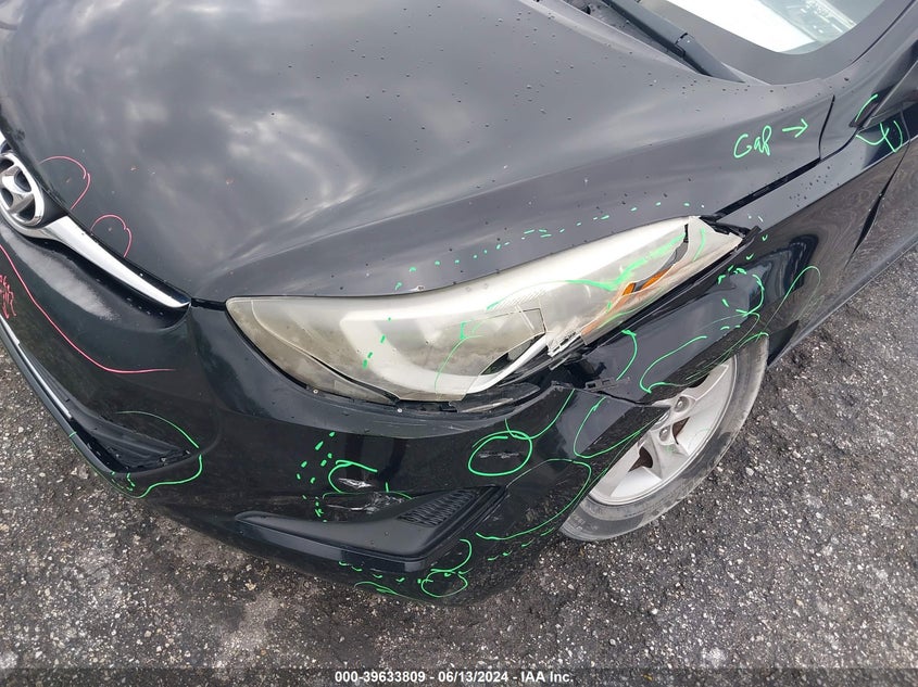 2014 Hyundai Elantra Se VIN: KMHDH4AE0EU067849 Lot: 39633809