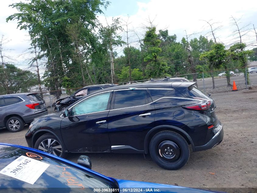 2023 Nissan Murano Sl Intelligent Awd VIN: 5N1AZ2CSXPC130360 Lot: 39633811