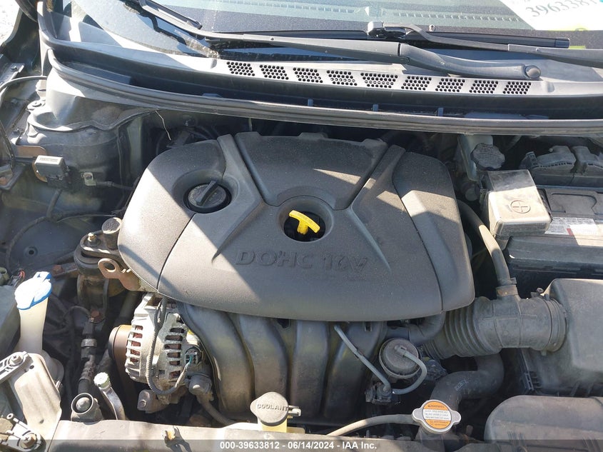 2012 Hyundai Elantra Limited VIN: 5NPDH4AE9CH144293 Lot: 39633812