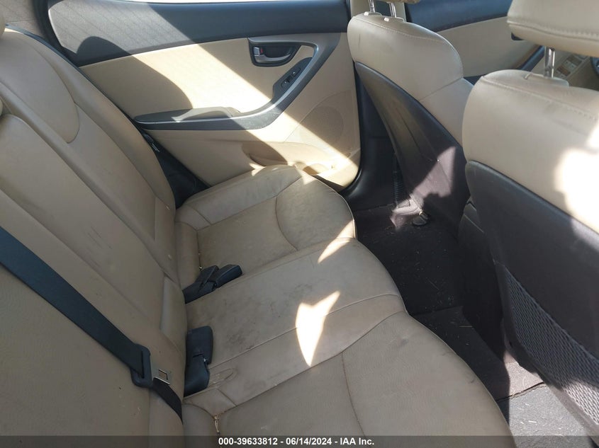 2012 Hyundai Elantra Limited VIN: 5NPDH4AE9CH144293 Lot: 39633812