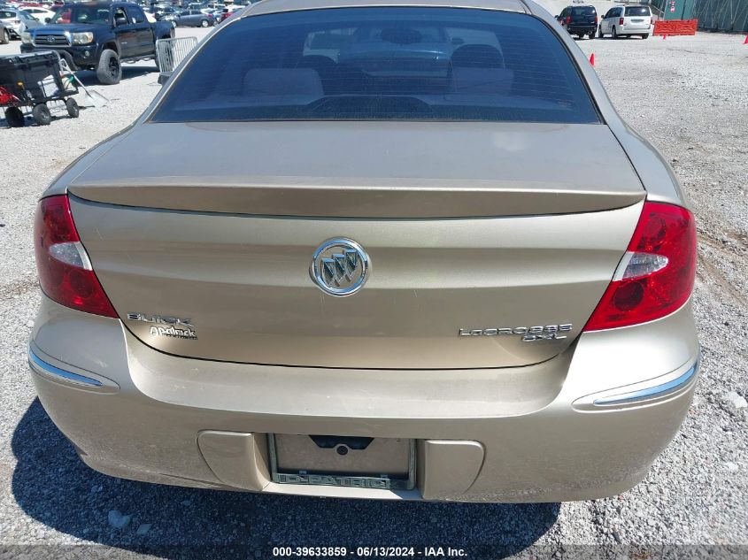 2005 Buick Lacrosse Cxl VIN: 2G4WD532251266281 Lot: 39633859